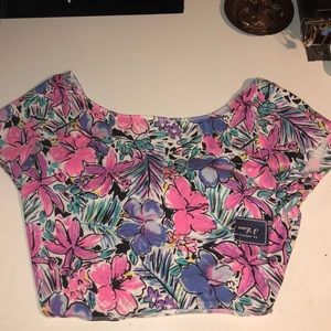 🌸 FLORAL crop top 🌹